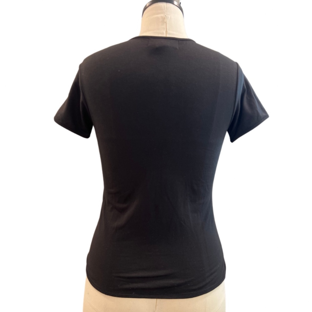 NWOT Shanghai Tang Vintage 90s Black T-Shirt Sz S - Picture 2 of 4